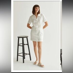 Halsen Casey Linen Shirt Dress size L NWT